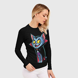 Рашгард женский Котодракула, цвет: 3D-принт — фото 2