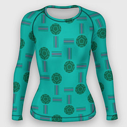 Женский рашгард Мячи и полосы