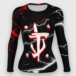 Женский рашгард Doom шторм текстура