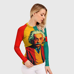 Рашгард женский Эйнштейн поп-арт, цвет: 3D-принт — фото 2