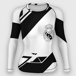 Рашгард женский Real Madrid geometry, цвет: 3D-принт
