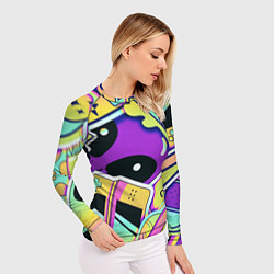 Рашгард женский Пришелец, цвет: 3D-принт — фото 2