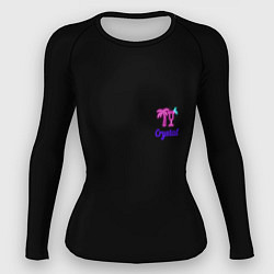 Рашгард женский Crystal nightwear, цвет: 3D-принт