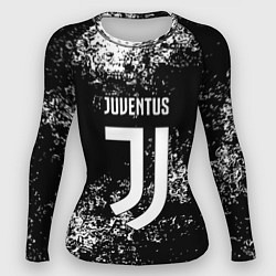 Рашгард женский Ювентус брызги красок, цвет: 3D-принт