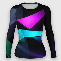 Женский рашгард Neon colored geometric
