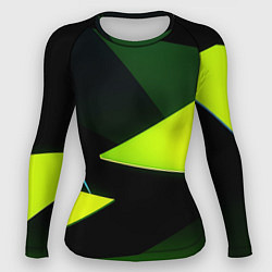 Рашгард женский Geometric shapes, цвет: 3D-принт