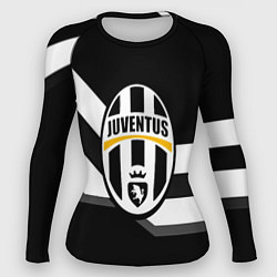 Рашгард женский Juventus полосы линии, цвет: 3D-принт