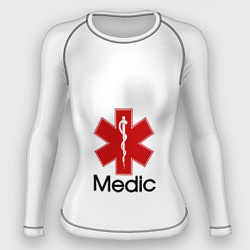 Рашгард женский Медик, цвет: 3D-принт