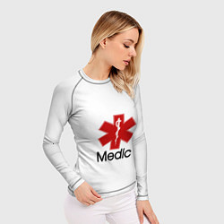 Рашгард женский Медик, цвет: 3D-принт — фото 2