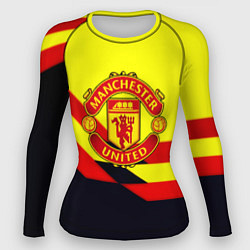Женский рашгард Манчестер Юнайтед геометрия спорт