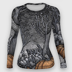 Женский рашгард Осенние шалости духов