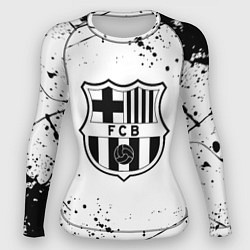 Рашгард женский Barcelona брызги красок, цвет: 3D-принт