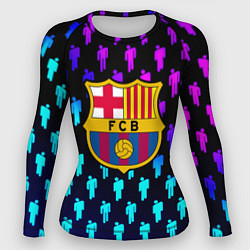 Рашгард женский Barcelona люди градиент неон, цвет: 3D-принт
