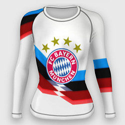 Рашгард женский Бавария Мюнхен геометрия спорт, цвет: 3D-принт