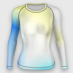 Женский рашгард Color yellow blue white