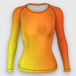 Женский рашгард Color orange red