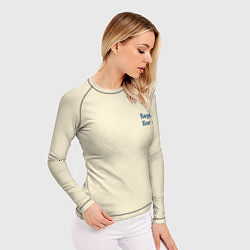 Рашгард женский Бережёного бог бережёт, цвет: 3D-принт — фото 2