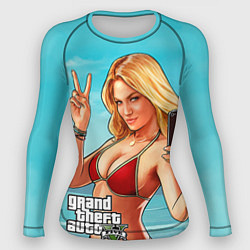 Рашгард женский GTA 5: Selfie Girl, цвет: 3D-принт