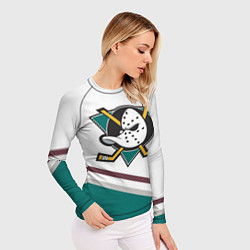 Рашгард женский Anaheim Ducks Selanne, цвет: 3D-принт — фото 2