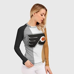 Рашгард женский Philadelphia Flyers, цвет: 3D-принт — фото 2