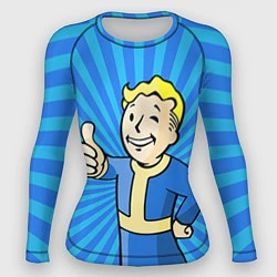 Женский рашгард Fallout Blue