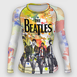 Рашгард женский The Beatles: Colour Spray, цвет: 3D-принт
