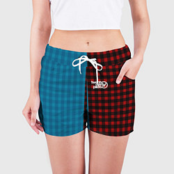 Шорты женские 21 Pilots: Duo Colors, цвет: 3D-принт — фото 2