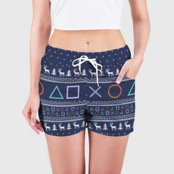 Шорты женские Winter PS, цвет: 3D-принт — фото 2