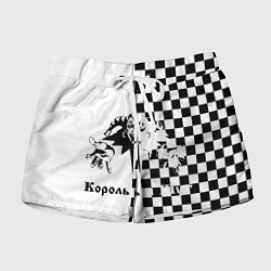 Шорты женские Король и Шут, цвет: 3D-принт