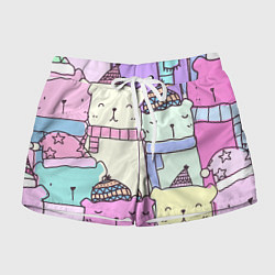 Шорты женские Каваи, цвет: 3D-принт
