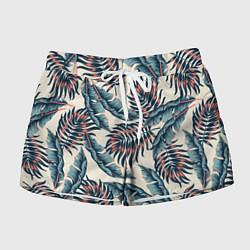 Шорты женские Тихие тропики, цвет: 3D-принт