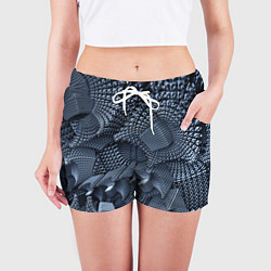 Шорты женские Геометрия, цвет: 3D-принт — фото 2