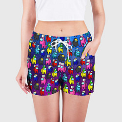 Шорты женские AMONG US, цвет: 3D-принт — фото 2