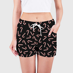 Шорты женские Christmas Candy, цвет: 3D-принт — фото 2