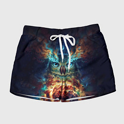 Женские шорты Сова Космос