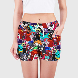 Шорты женские FRIDAY NIGHT FUNKIN, цвет: 3D-принт — фото 2