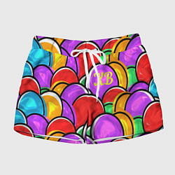 Шорты женские Happy Easter, цвет: 3D-принт