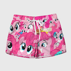 Шорты женские Pinkie Pie pattern, цвет: 3D-принт