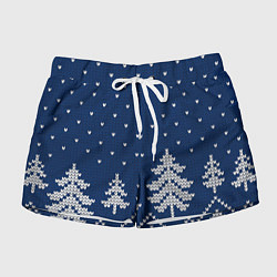 Женские шорты Зимняя ночь