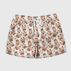 Шорты женские Йоркширский Терьер York, цвет: 3D-принт