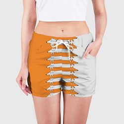 Шорты женские Лисицы Foxes, цвет: 3D-принт — фото 2