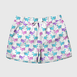 Женские шорты Коты Купидоны Паттерн