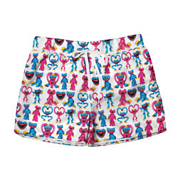 Женские шорты POPPY PLAYTIME HAGGY WAGGY AND KISSY MISSY PATTERN