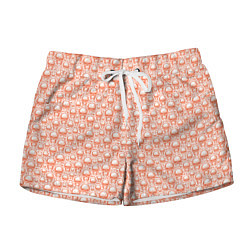 Женские шорты Череп и сердце