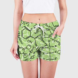 Шорты женские Химия в хаосе, цвет: 3D-принт — фото 2