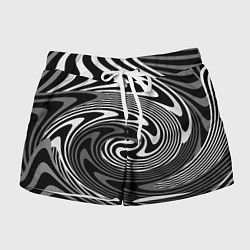 Женские шорты Black and white abstract pattern