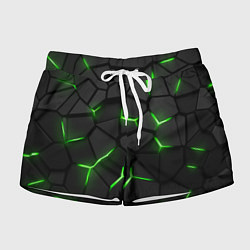 Женские шорты Green neon steel