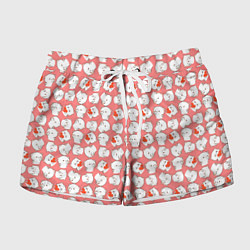 Шорты женские Паттерн с котами, цвет: 3D-принт