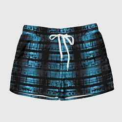 Женские шорты Голубая абстракция