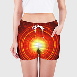 Шорты женские Вспышка яркой звезды, цвет: 3D-принт — фото 2